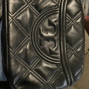 Tory Burch Fleming Soft Quilted Leather Camera Bag